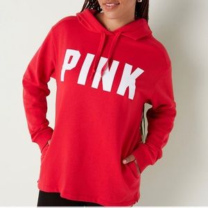 Victoria Secrets PINK Hoodie Red 1X BNWT